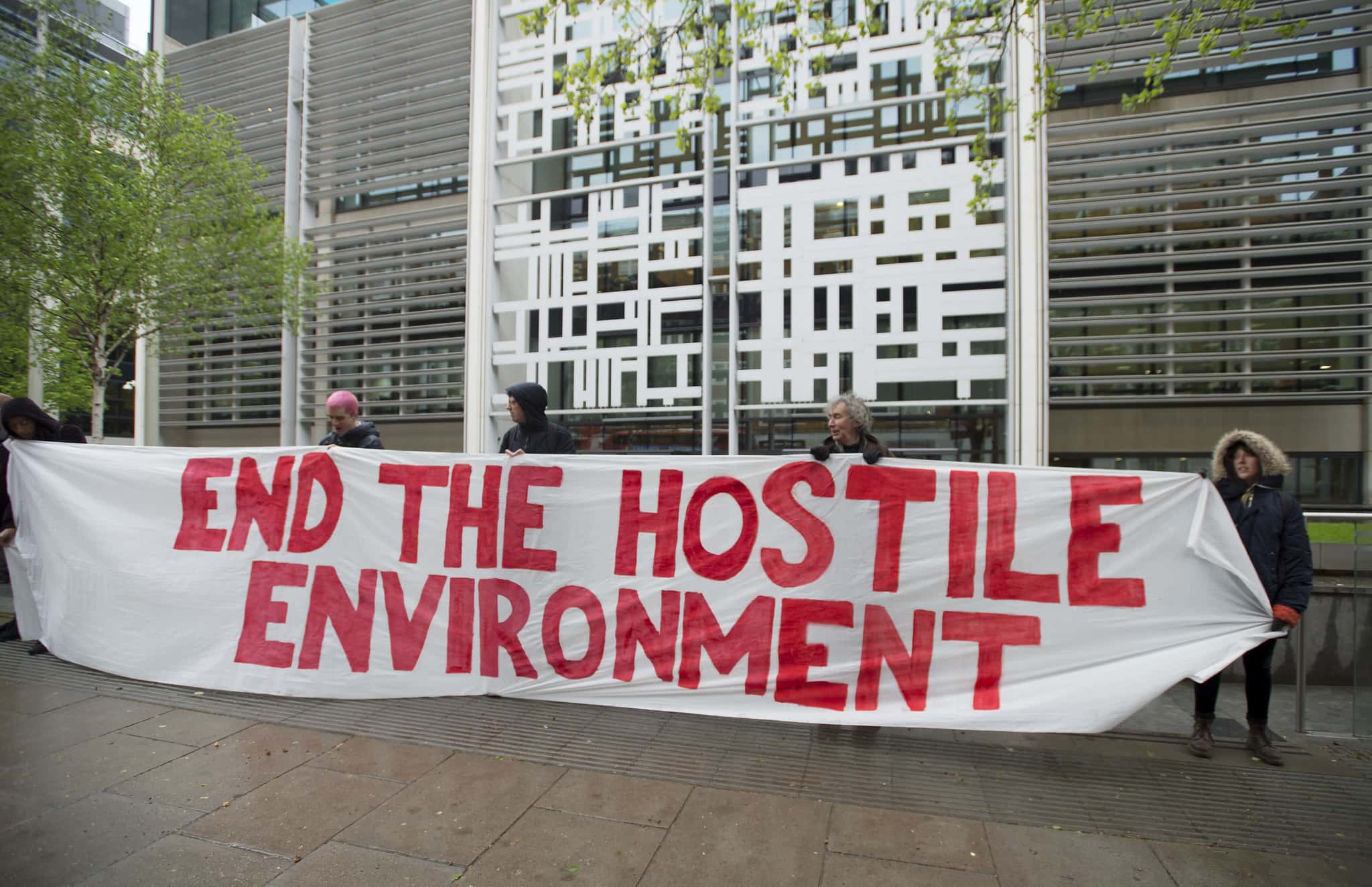 Hostile Environment protest