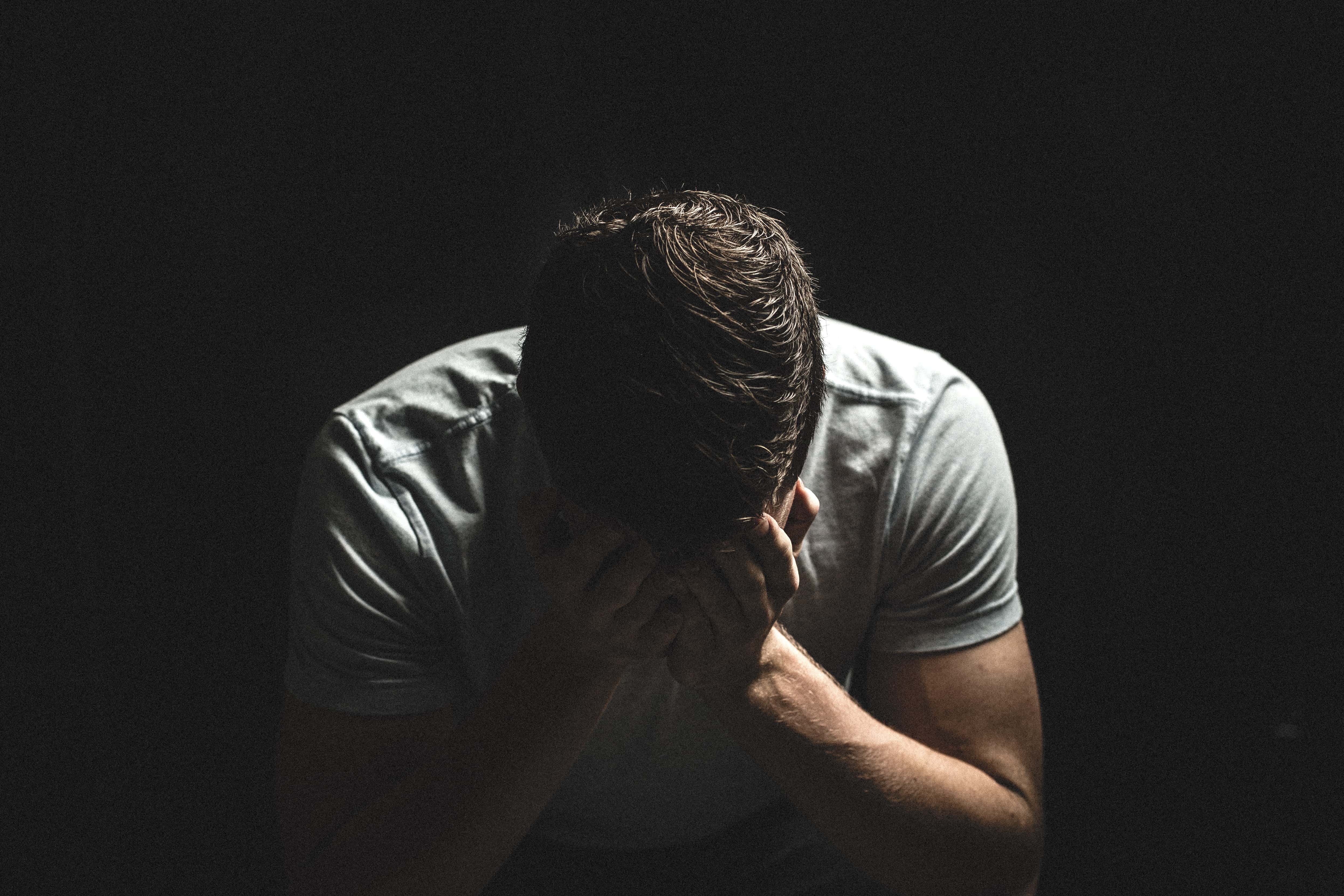 Canva - Man Alone in the Dark