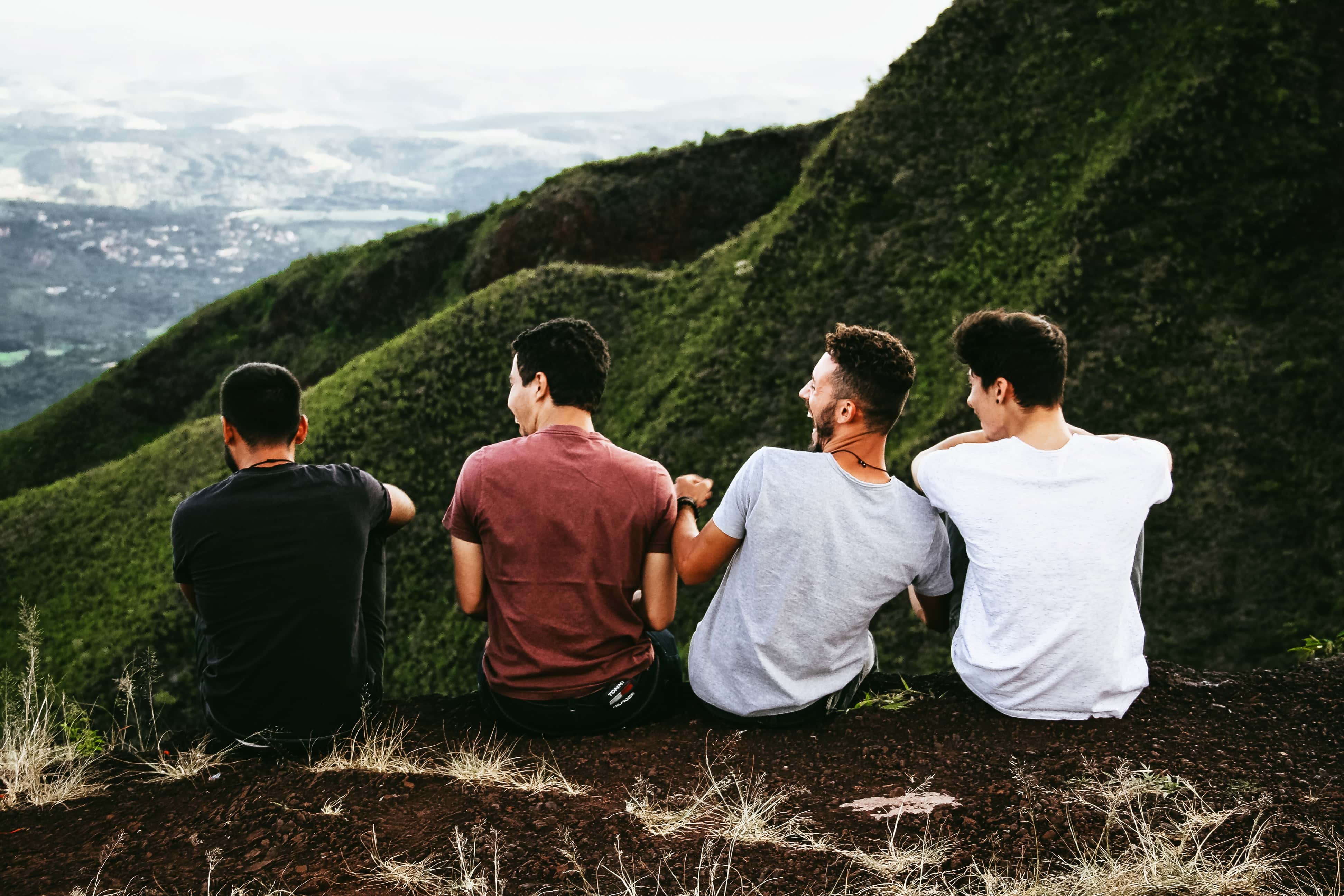 Canva - Men on Trek Sitting Outdoors