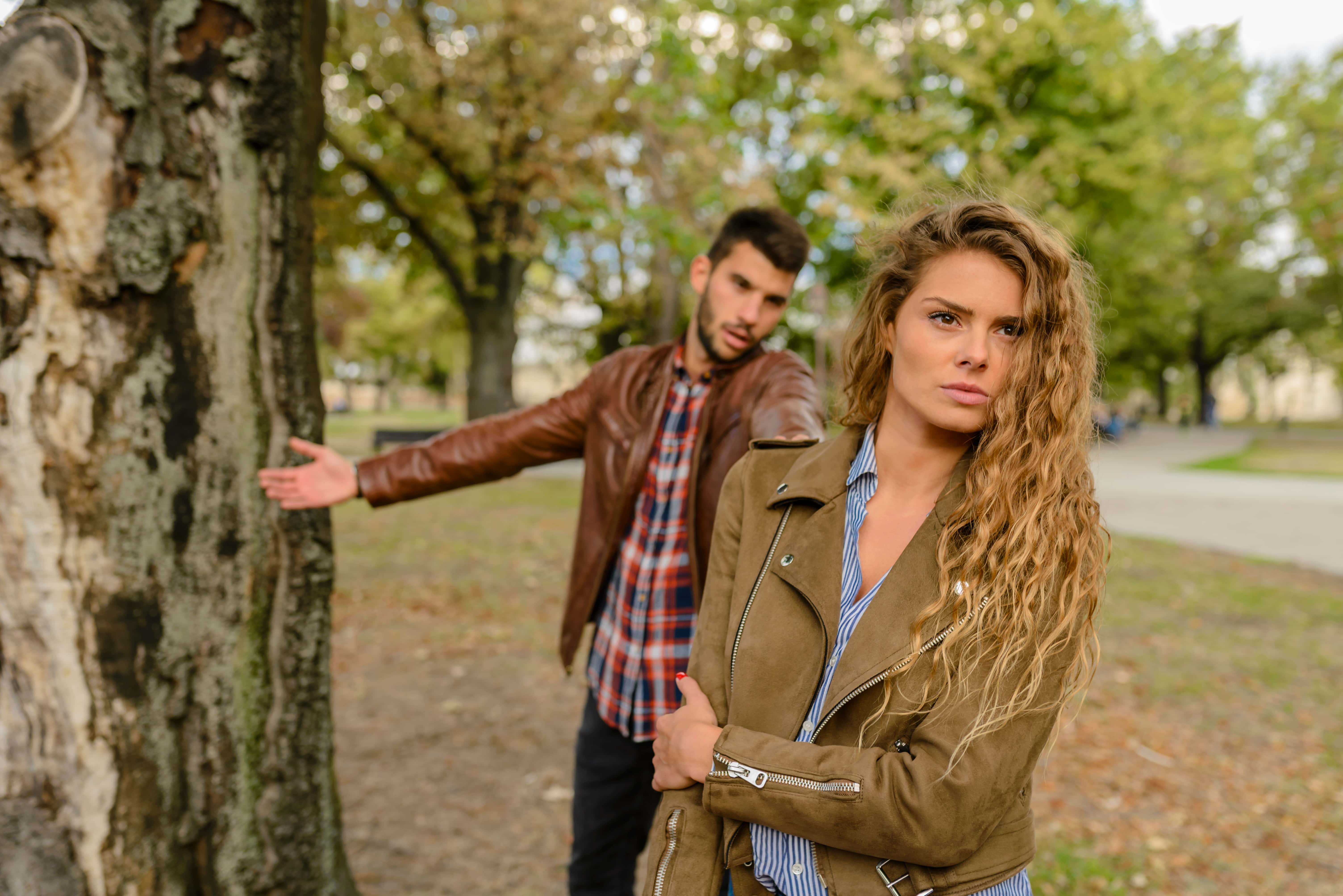 Realtionship problems in the public park