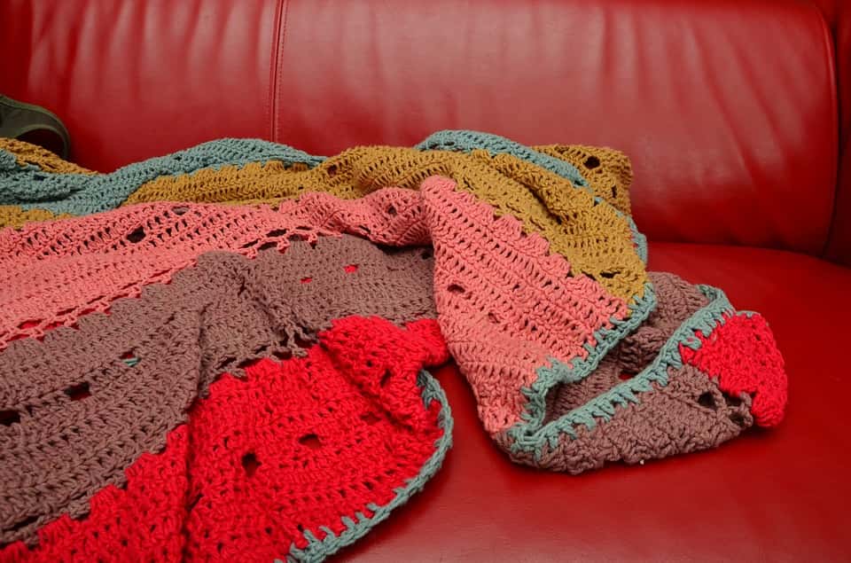 Couch Sit Hand Labor Blanket Sofa Crochet Blanket