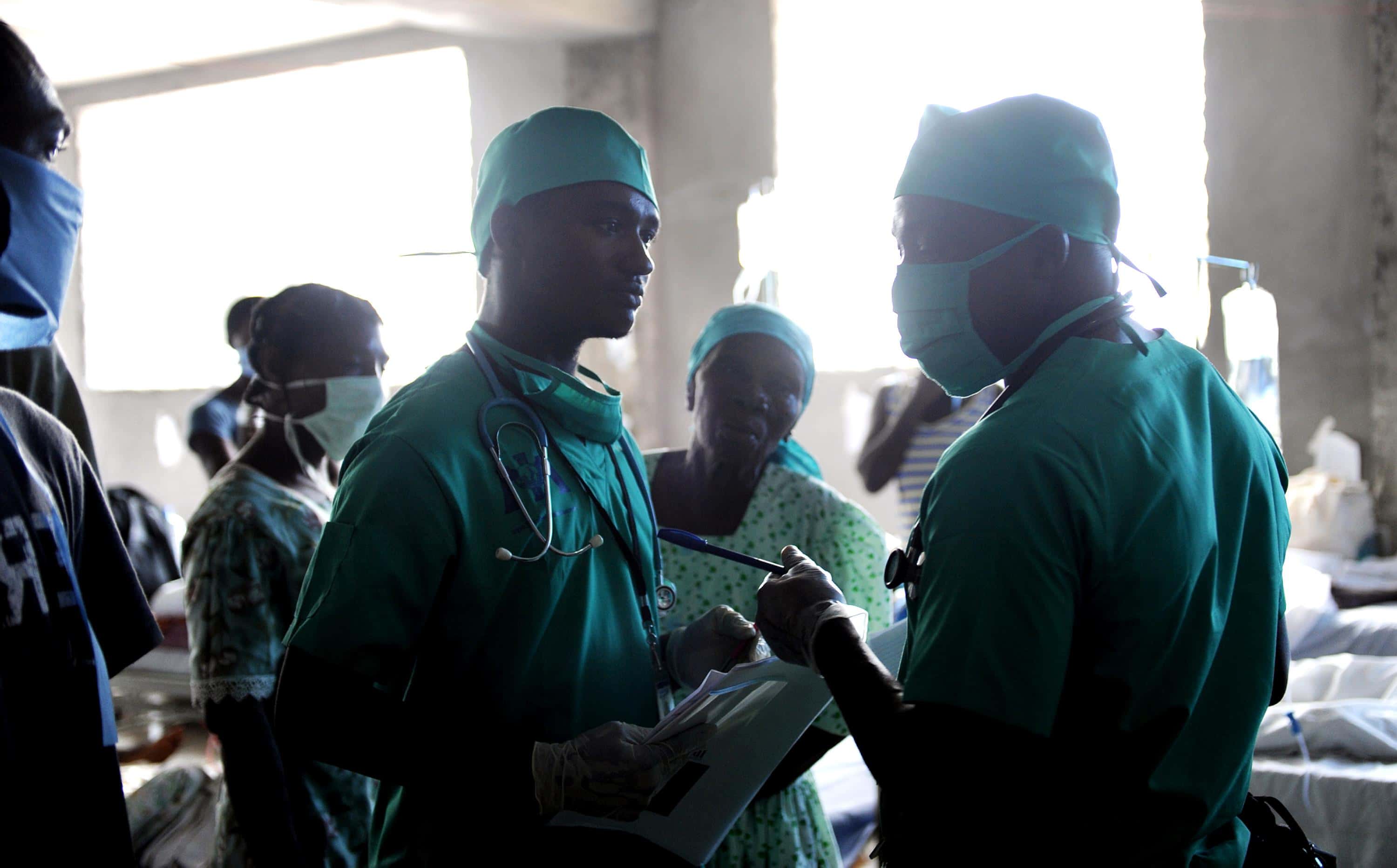 Doctors at hospital