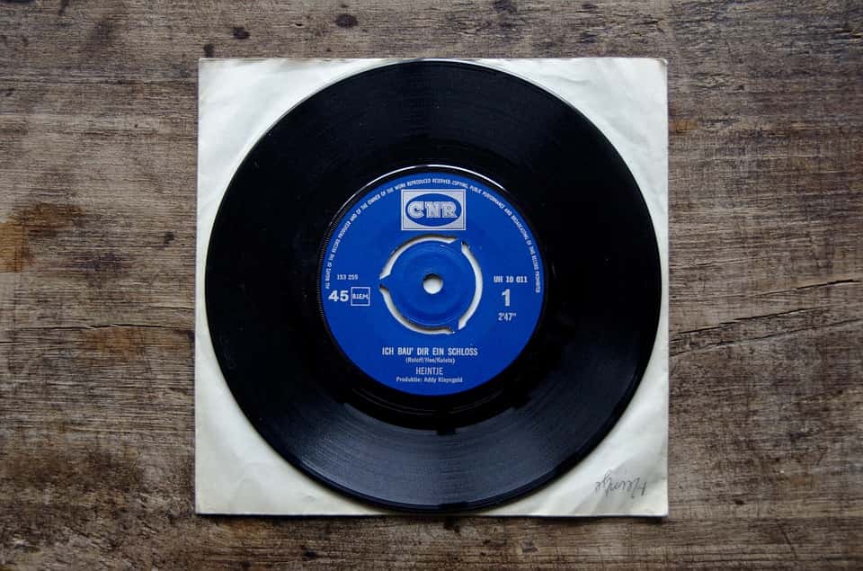 Record Disc 45rpm Gramophone Record Disk