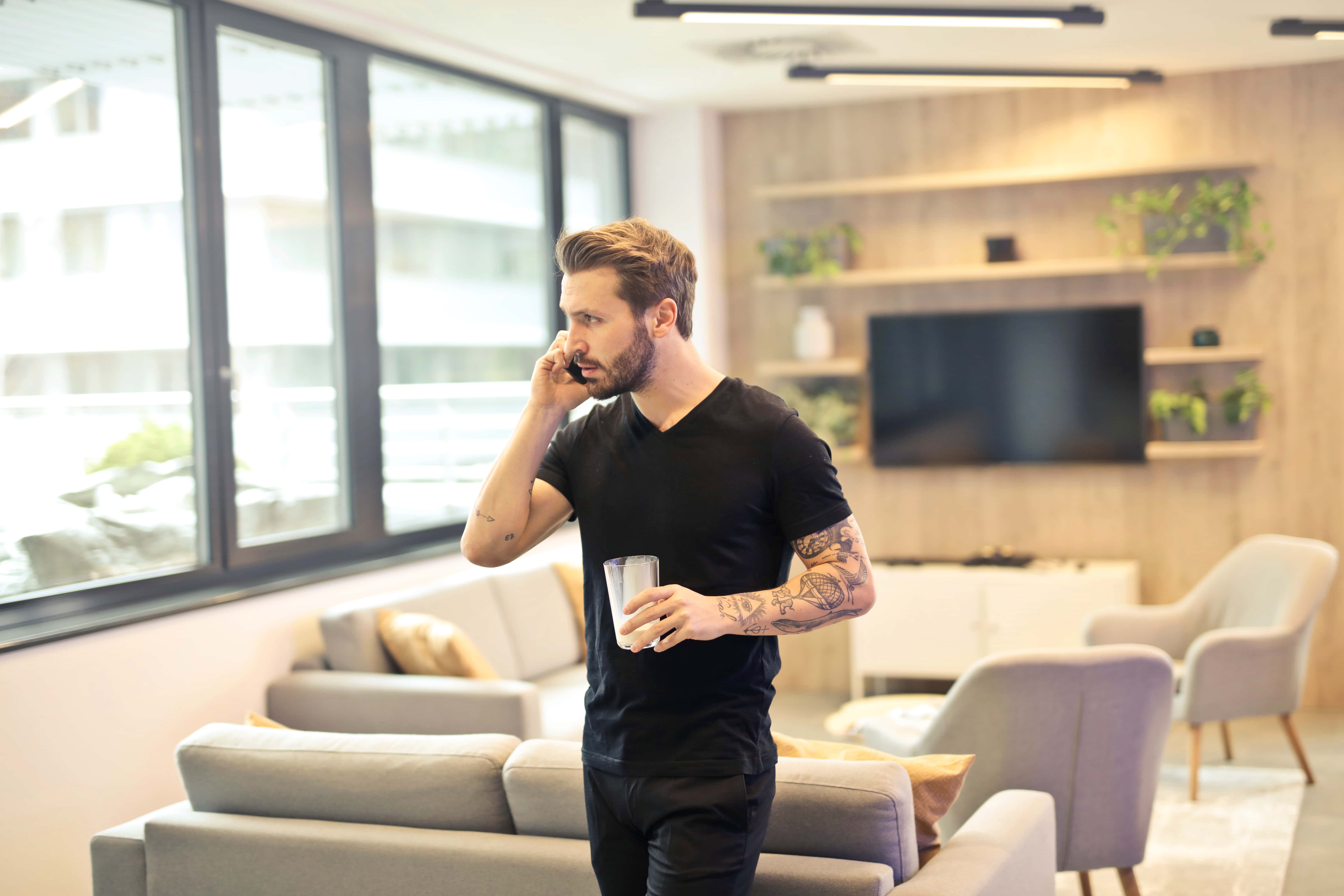 Canva - Man Calling on Phone