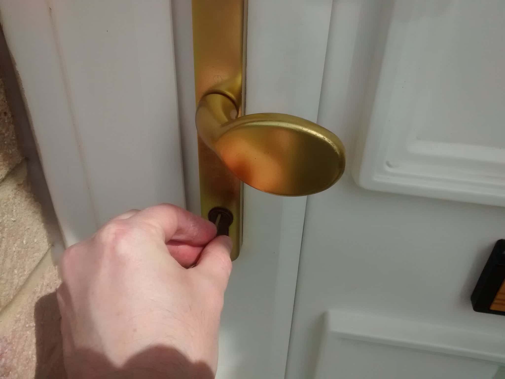 Locking the front door for the last time