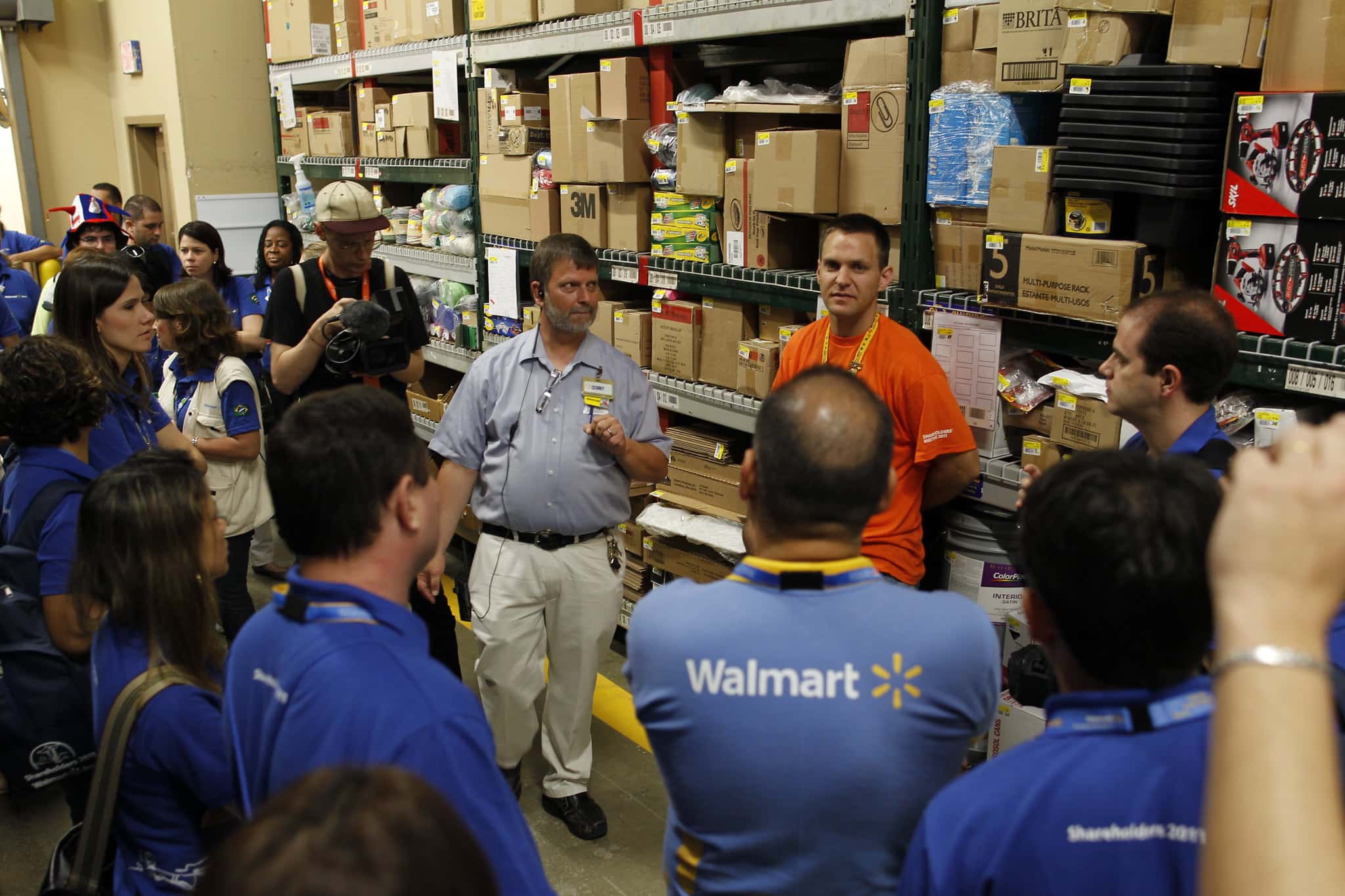 Walmart Shareholders meeting store tour at 6th street store in Fayetteville