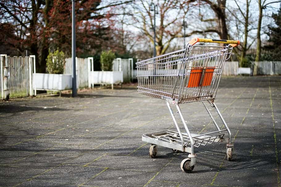 cart-grocery-outdoor-trees