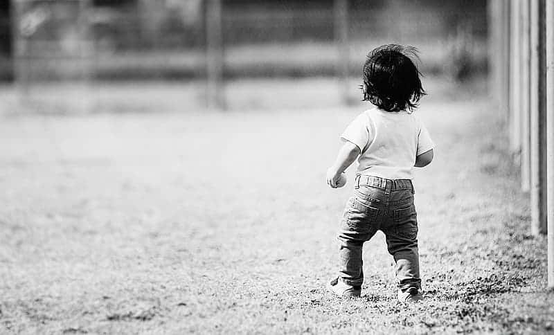 child-walking-near-fence