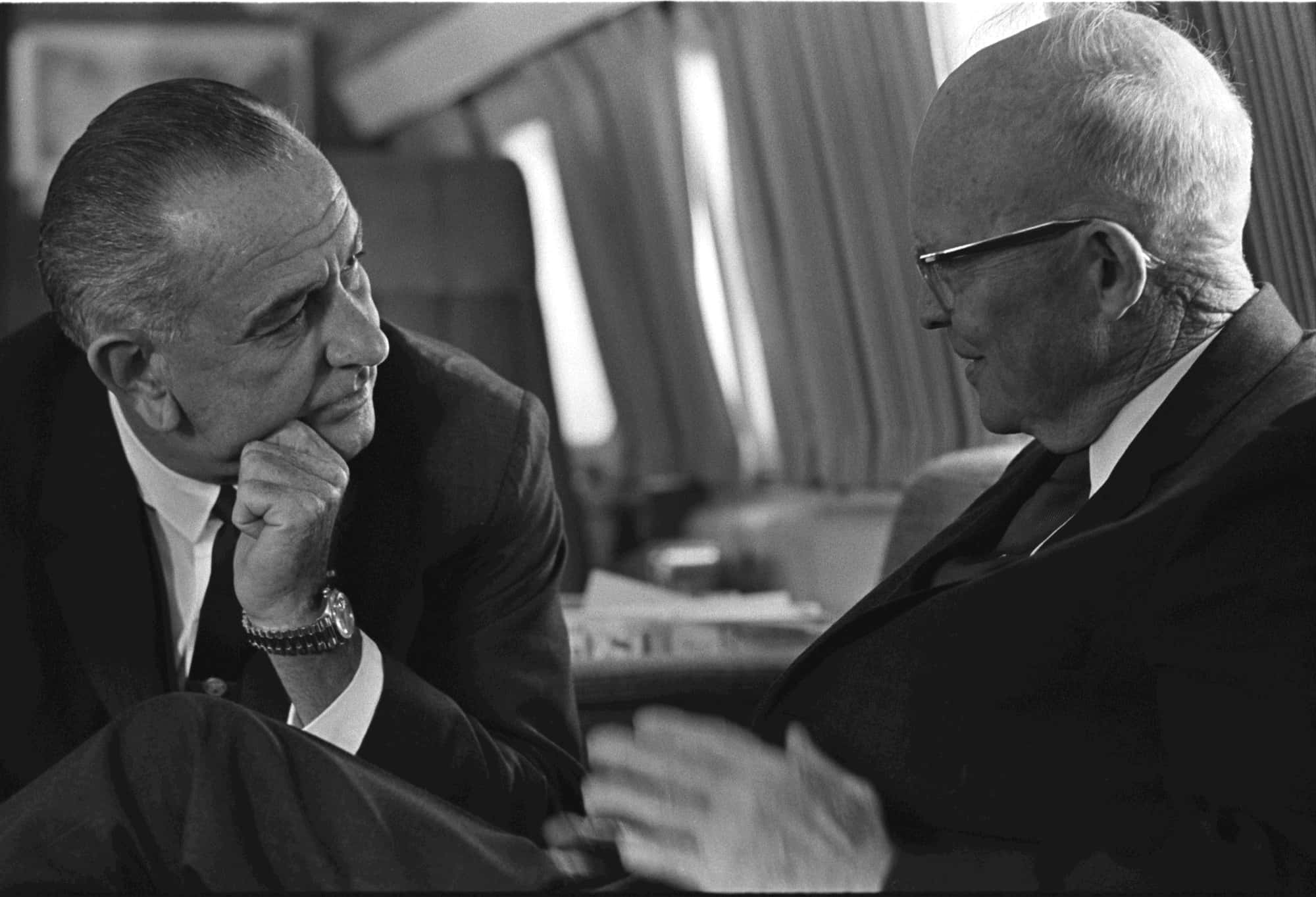 LBJ_and_Eisenhower