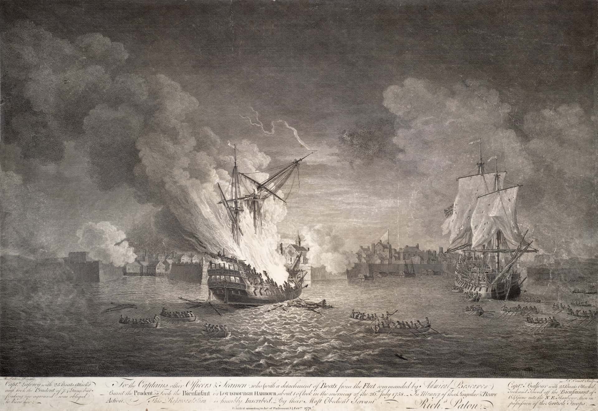 Destruction_du_vaisseau_le_Prudent_et_capture_du_Bienfaisant_a_Louisbourg_1758