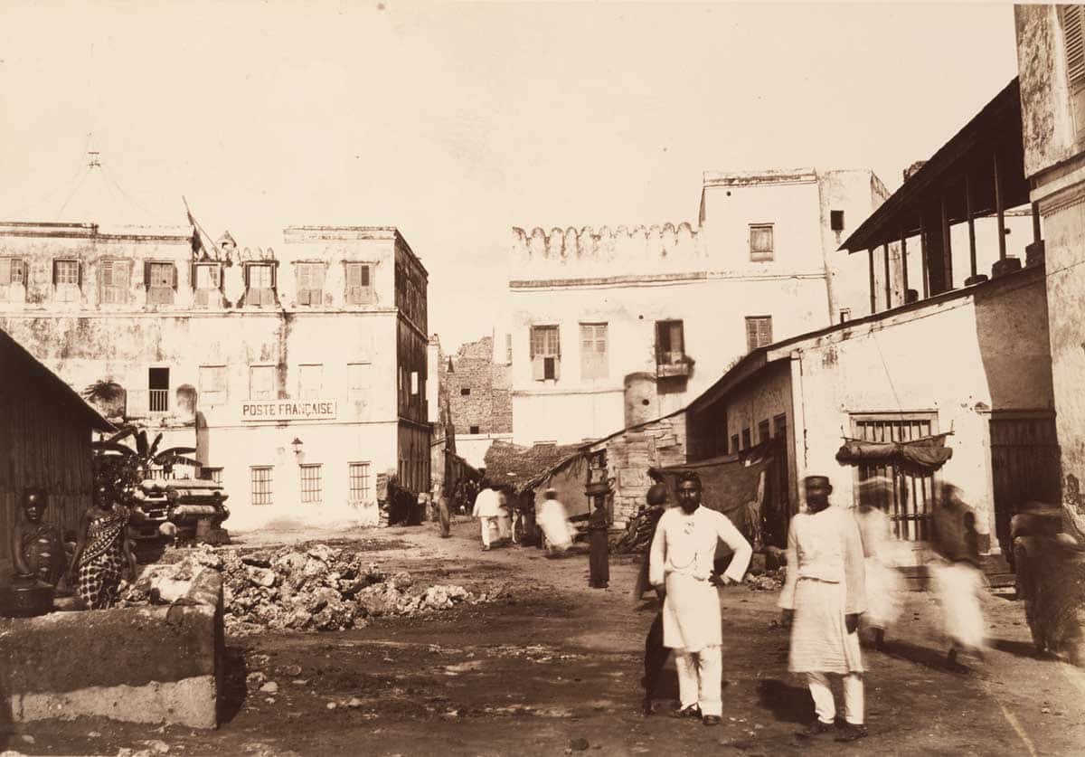 The_French_Post_Office_in_Malindi_(Road),_Zanzibar_Stone_Town,_19th_century