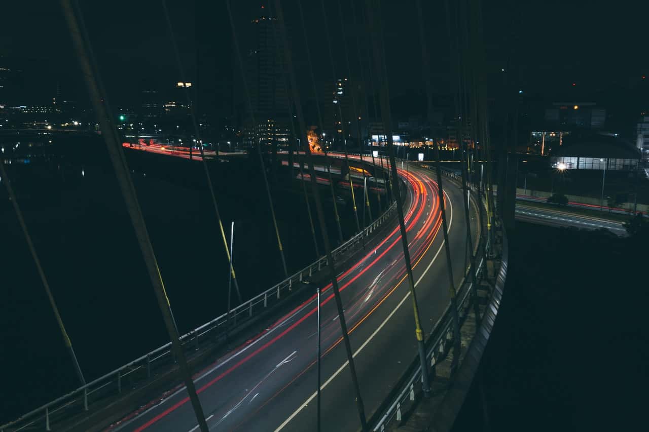 grey-road-during-night-time-2855293