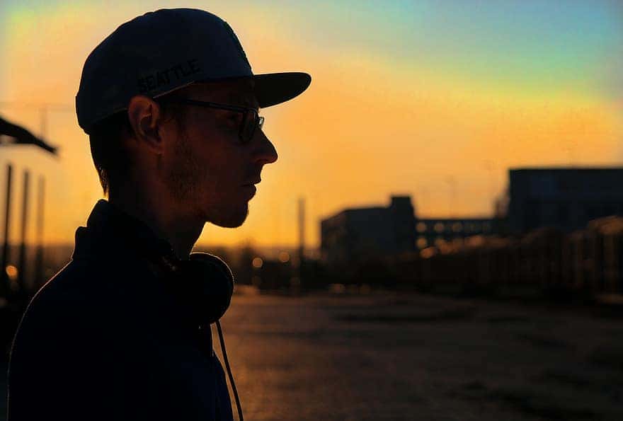 man-boy-male-young-man-dj-music-sunset-mood-profile