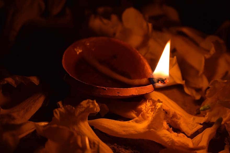 diya-diwali-orange-flame-fire-oil-lamp-night-dark