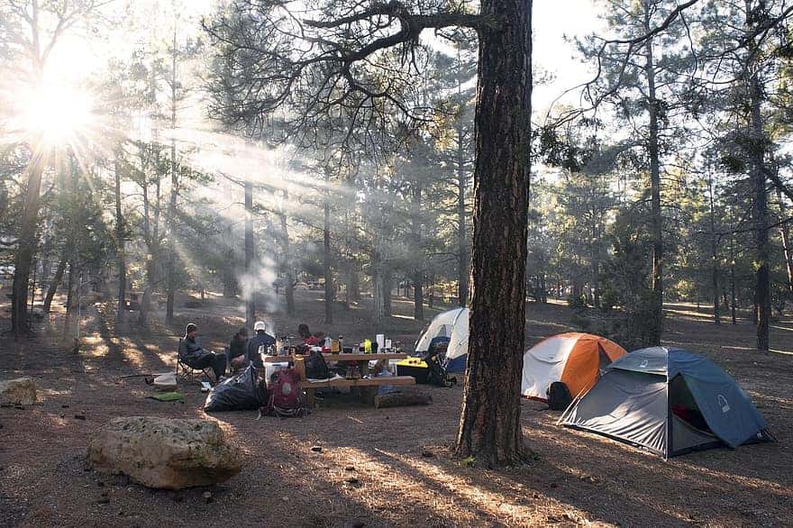 nature-landscape-tent-camp-climb-hike-trek-mountain-trees