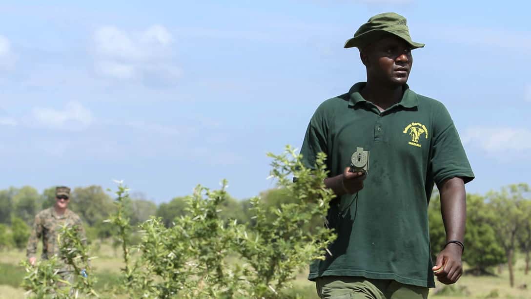 US Marines and Tanzanians work to fight illicit trafficking