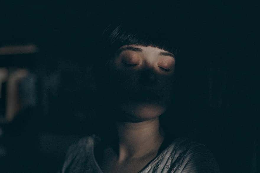 people-girl-woman-sleep-dark