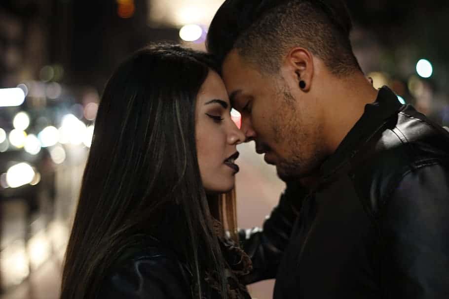 beard-black-leather-jacket-bokeh-couple