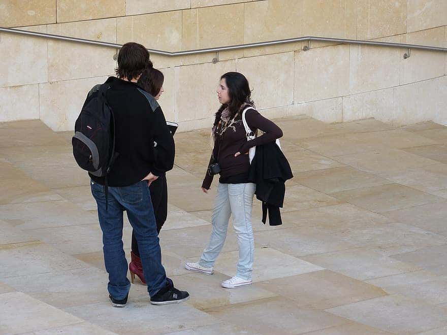 people-talking-students