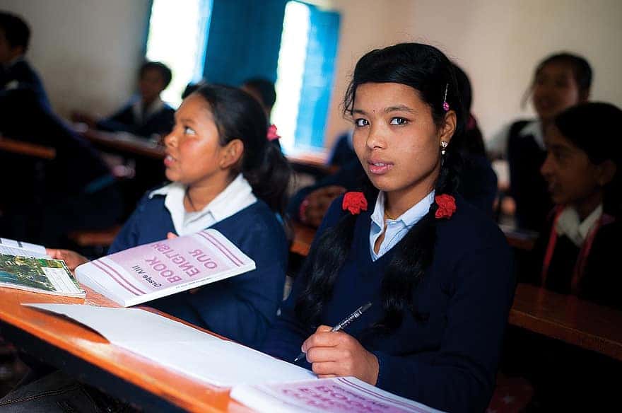 school-exam-students-nepal-education-girl-study-knowledge-classmates